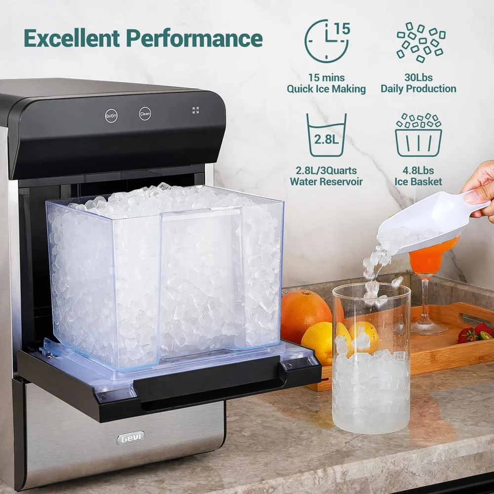 Gevi V2.0 Countertop Nugget Ice Maker