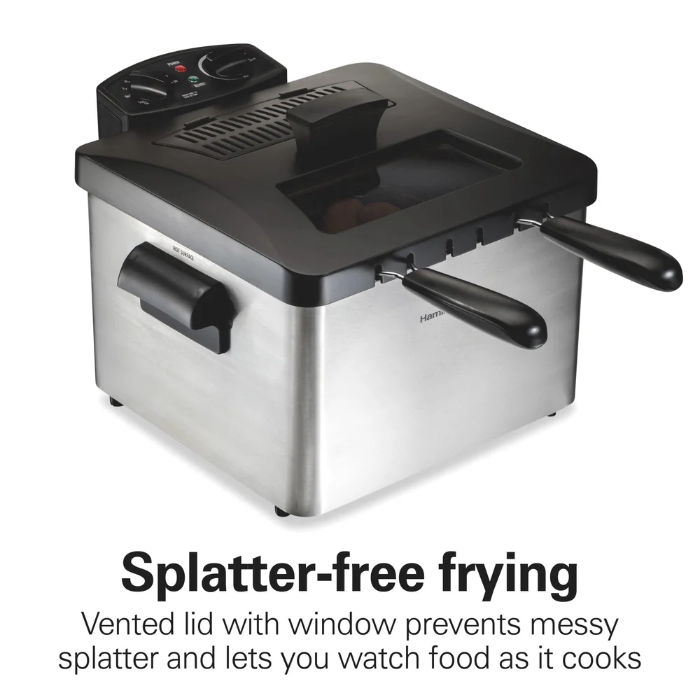Hamilton Beach Deep Fryer with 2 Baskets