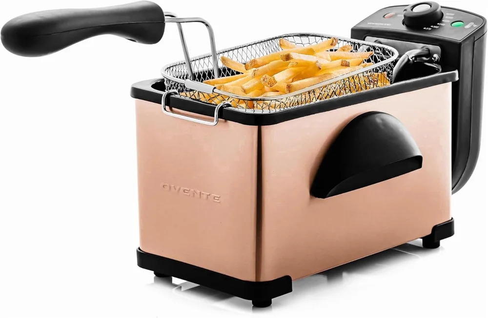 OVENTE Electric Deep Fryer, 2L Capacity