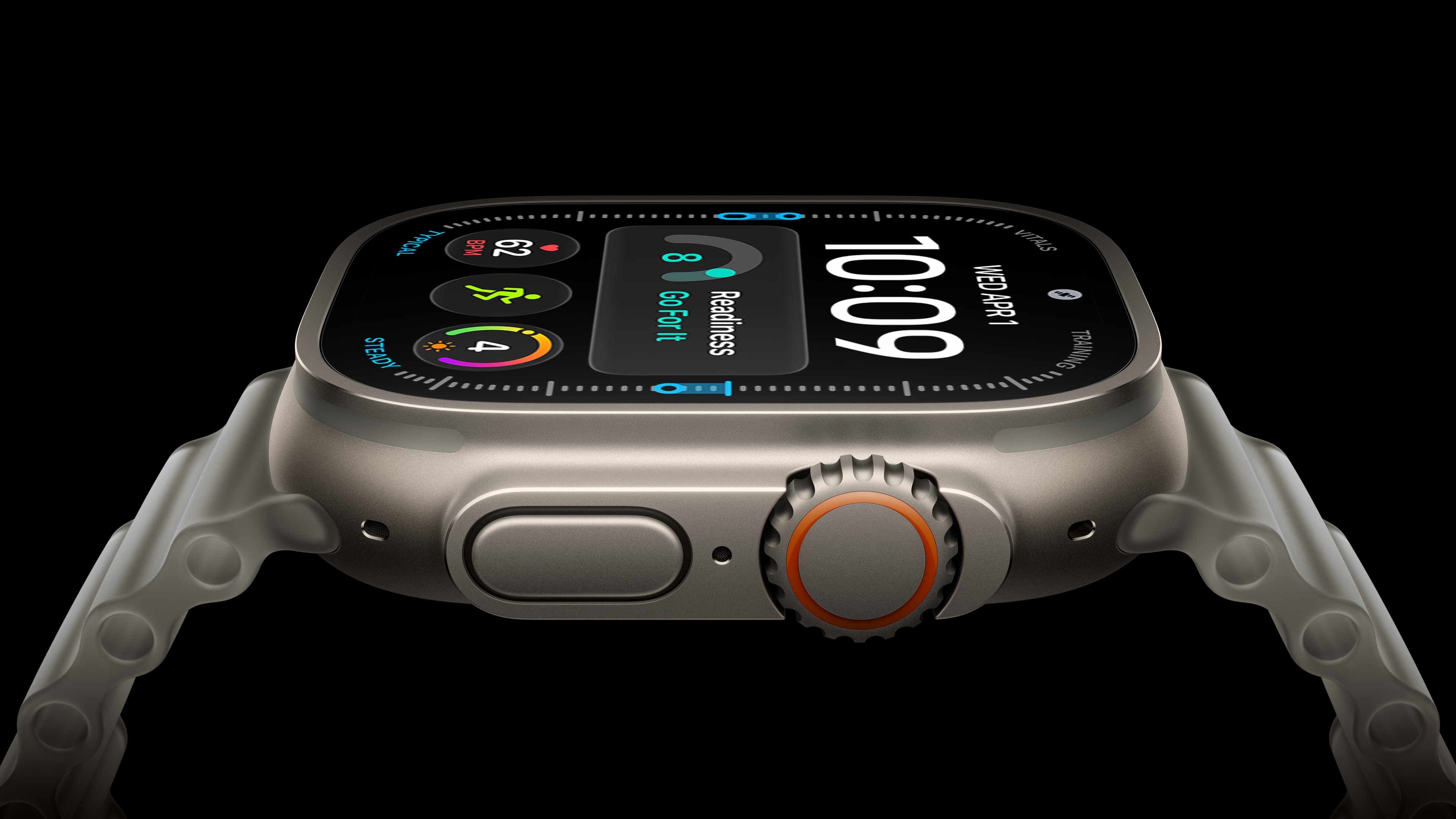 Apple Watch Ultra 4 shown in profile